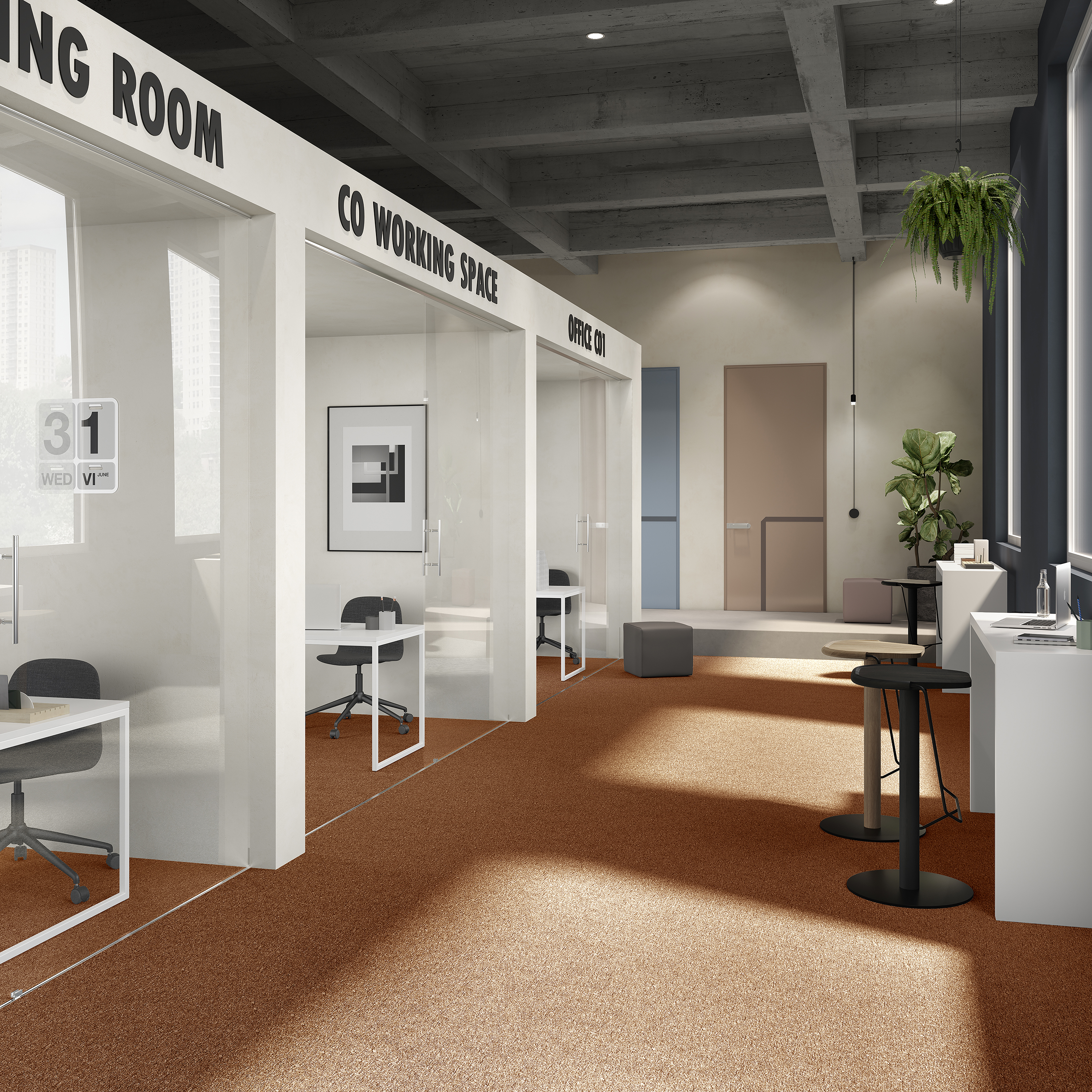 Ковровая плитка Medusa Tile 84 (500*500*5 мм) — купить в Керчи