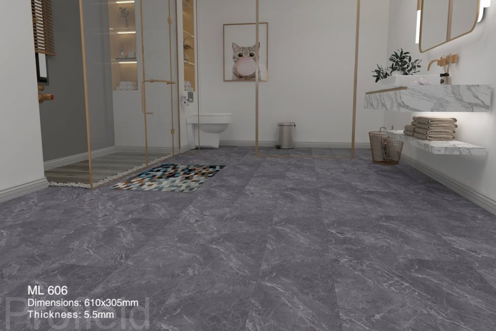 SPC ламинат "Profield" Грей марбл (305*610*5,5 мм) — купить в Керчи