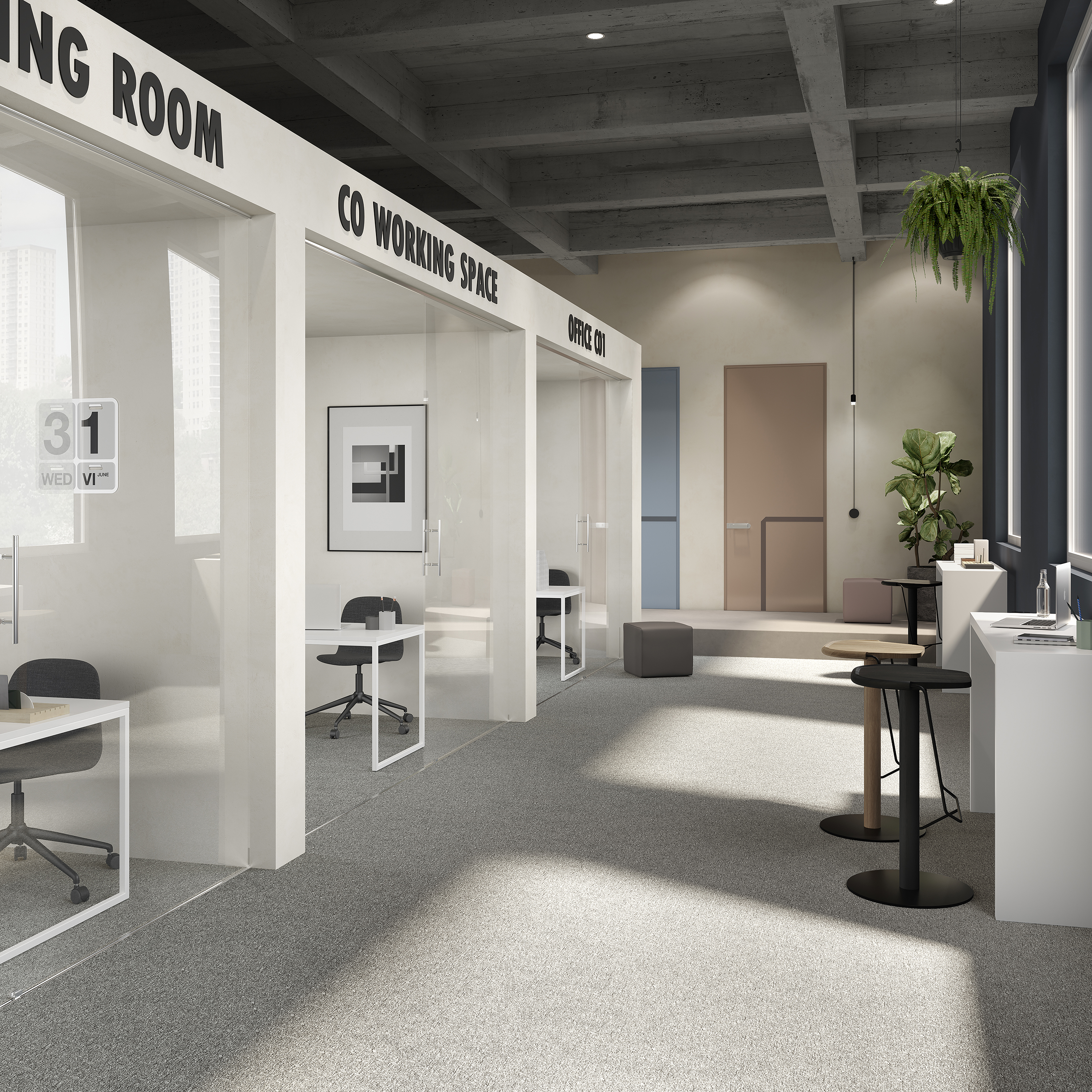 Ковровая плитка Medusa Tile 94 (500*500*5 мм) — купить в Керчи