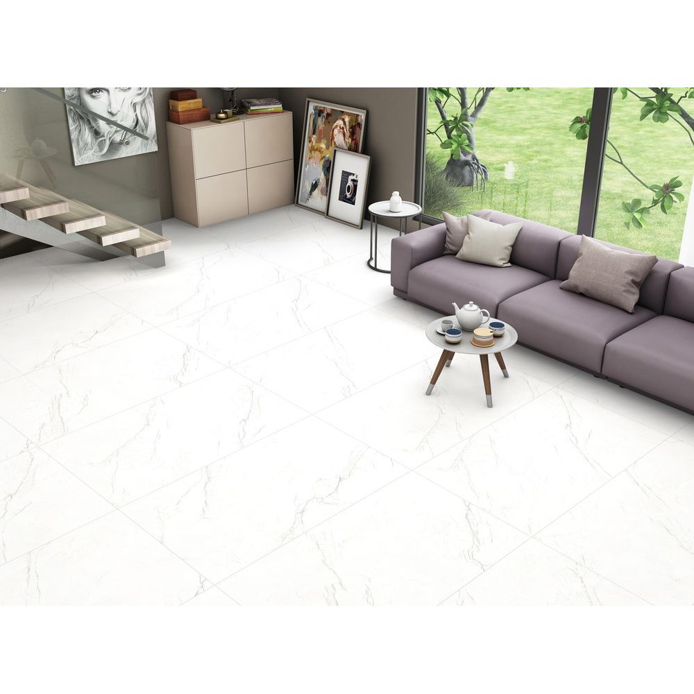 Керамогранит "Ennface" 600*1200 Mystic White Матовый Белый — купить в Керчи