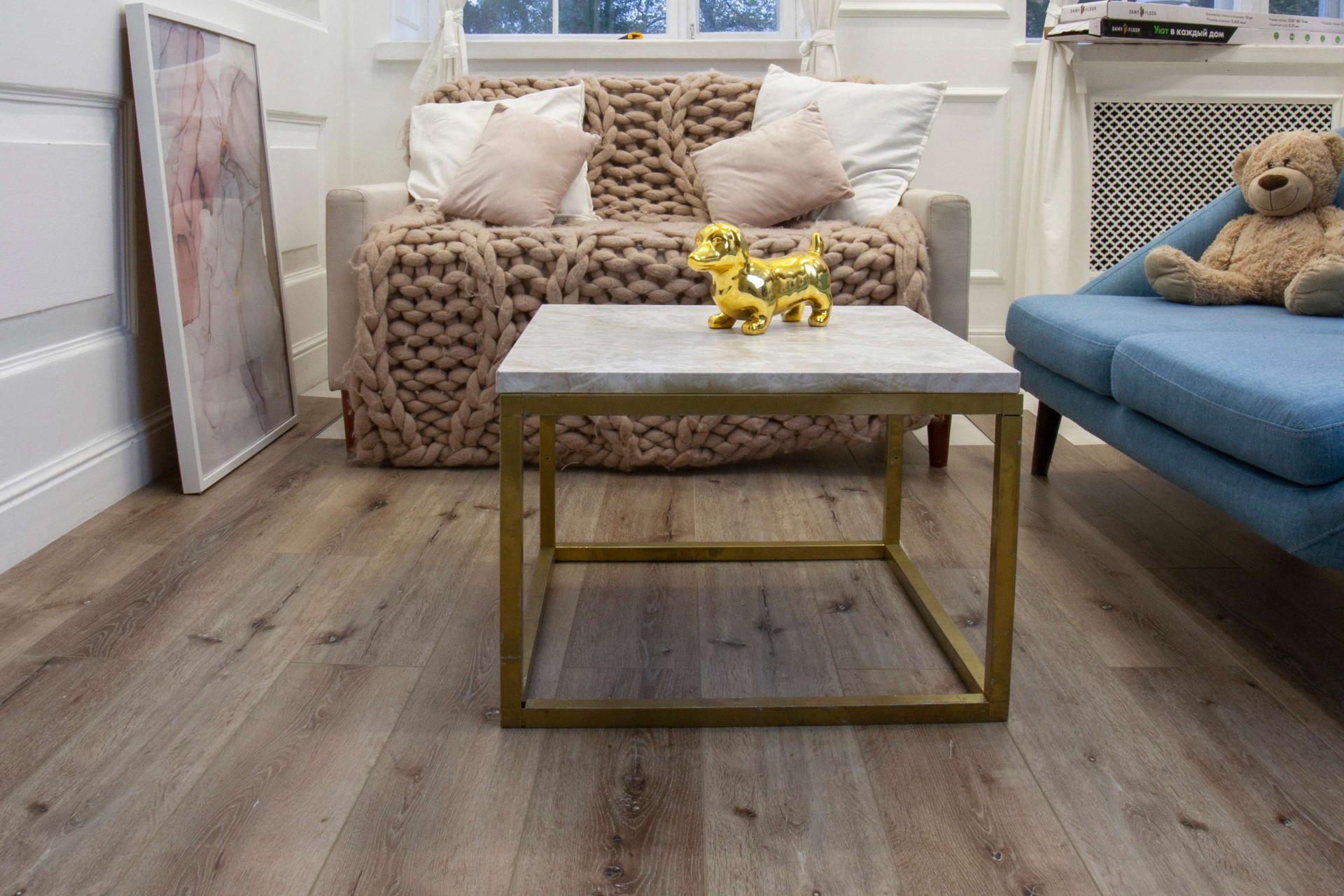 Усовершенствованная кварц-виниловая плитка «Damy Floor» Дуб Лофт (1227*187*2,5 мм) — купить в Керчи