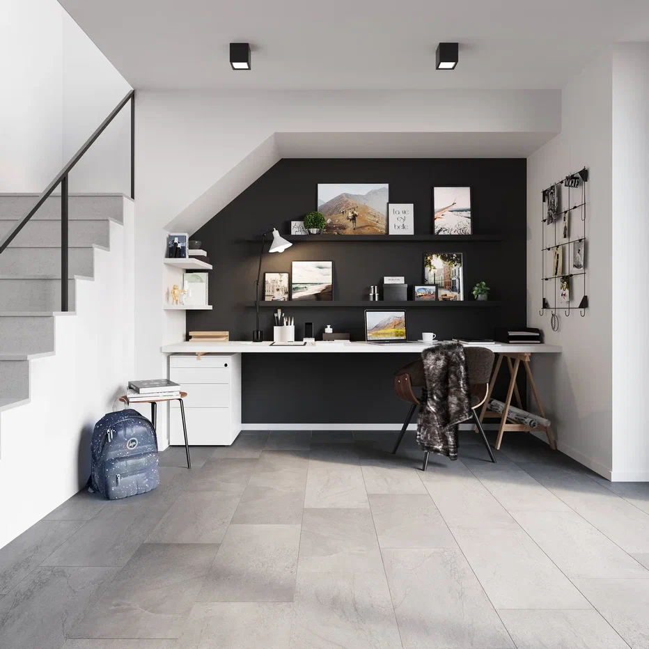 SPC ламинат "Invictus" Groovy Granite Steel (603*298*6мм) — купить в Керчи