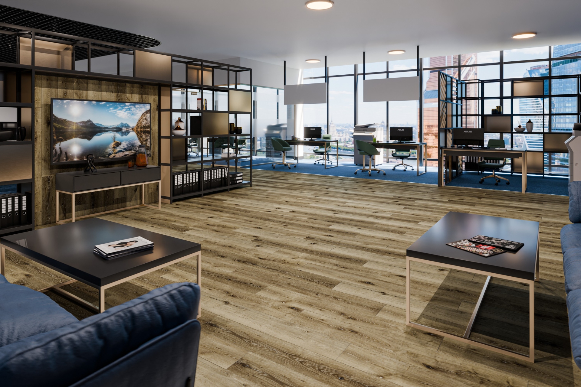 Усовершенствованная кварц-виниловая плитка «Damy Floor» Дуб Провинциальный (1227*187*2,5 мм) — купить в Керчи