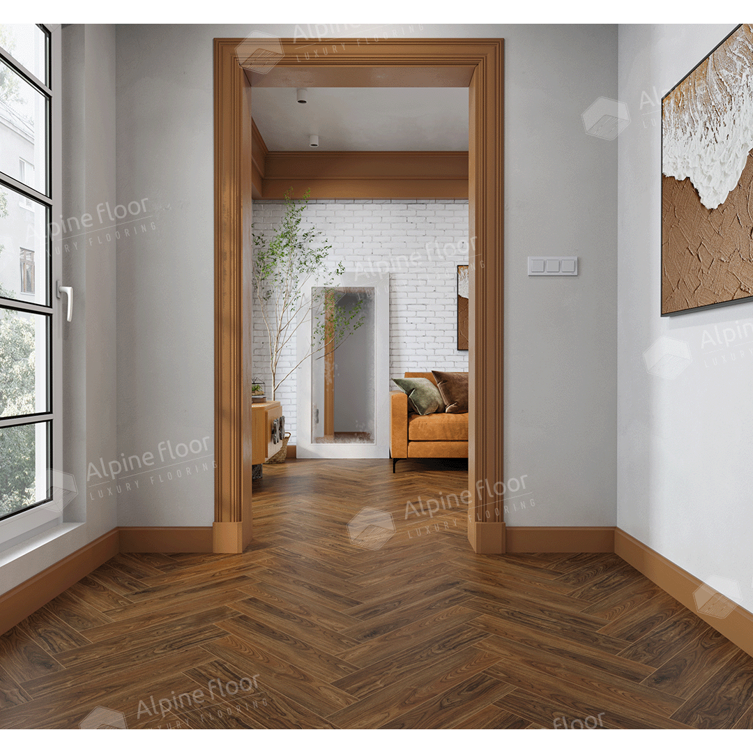 SPC ламинат "Alpine Floor" Орех Кенари (600*125*4 мм) — купить в Керчи