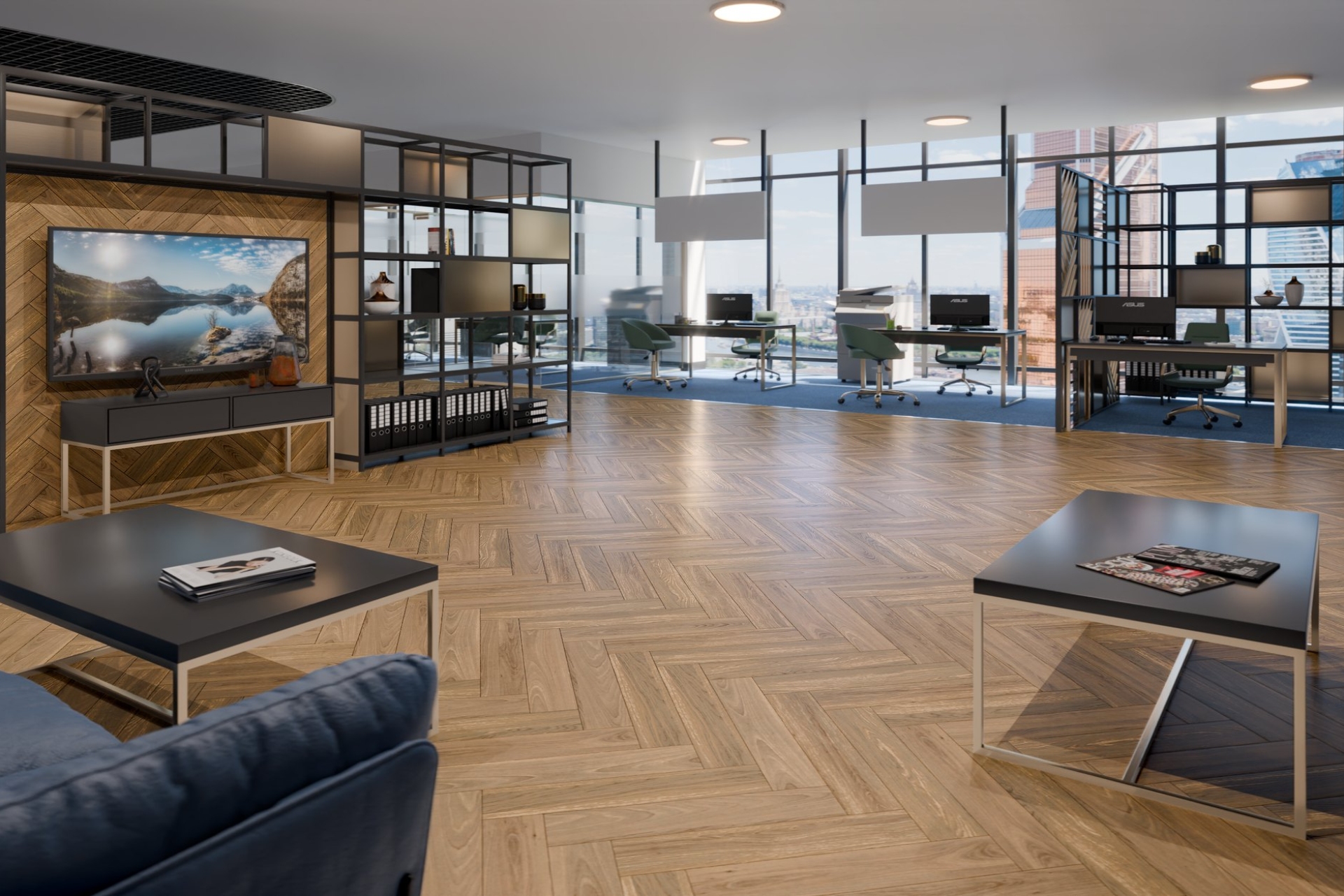 Инженерный паркет «Damy Floor» Натуральный (укладка елочкой) — купить в Керчи