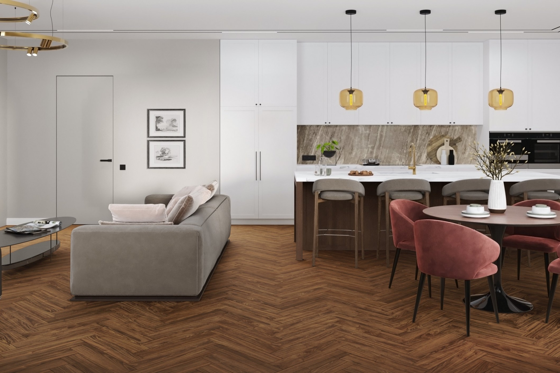 SPC ламинат «Damy Floor» Дерби (615*123*4 мм) — купить в Керчи