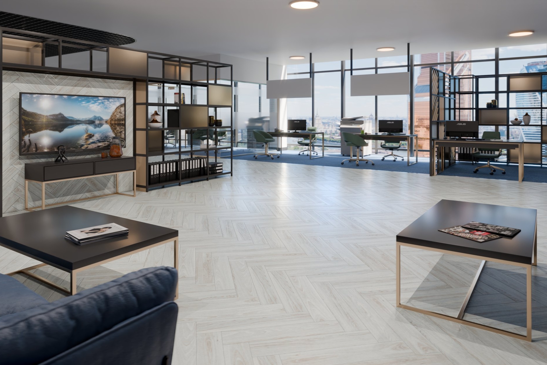 Инженерный паркет «Damy Floor» Ванильный (укладка елочкой) — купить в Керчи