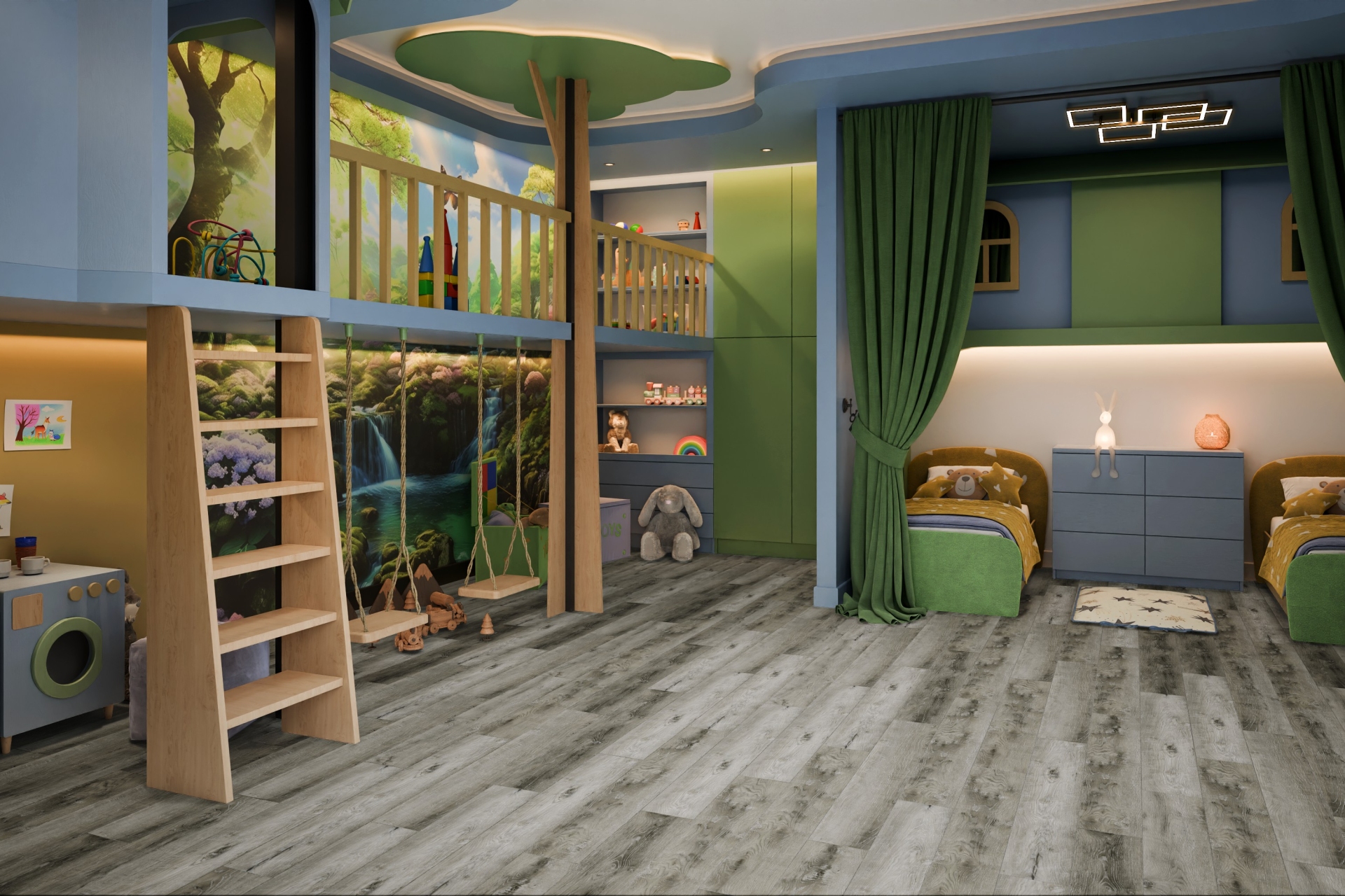 Усовершенствованная кварц-виниловая плитка «Damy Floor» Дуб Рустикальный Серый (1227*187*2,5 мм) — купить в Керчи