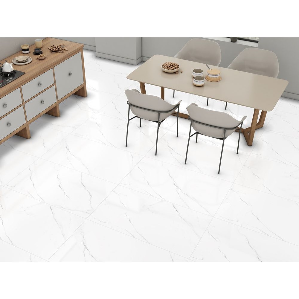 Керамогранит "Ennface" 600*1200 Carrara Bianco Матовый Белый — купить в Керчи