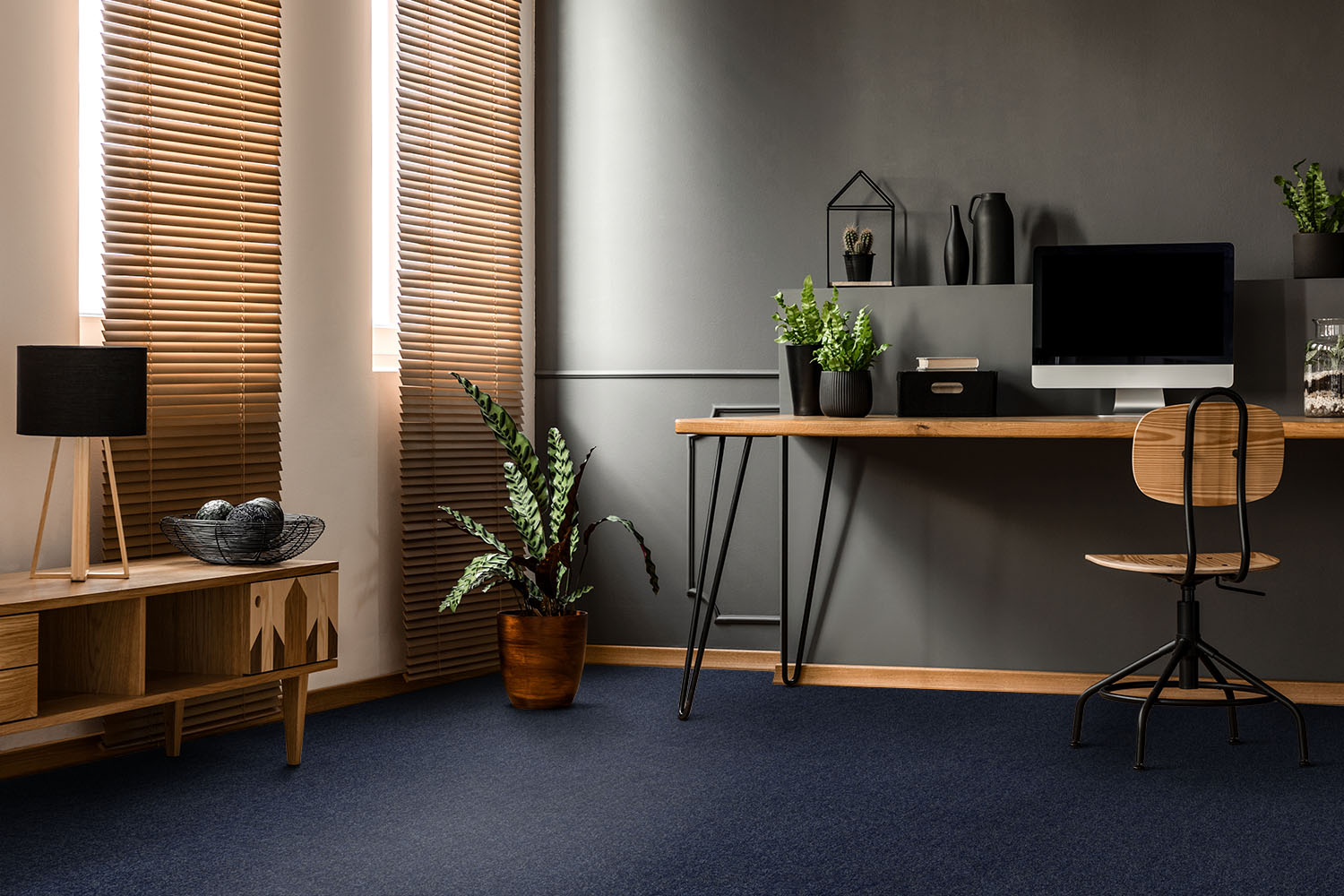 Ковровое покрытие "Bonkeel" Color Rib Blue Bottle 78 (ширина 1м/3м/4м) — купить в Керчи