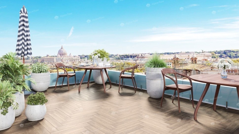 Виниловая плитка "Alpine Floor" Parquet LVT Макадамия (590*118*2,5 мм) — купить в Керчи