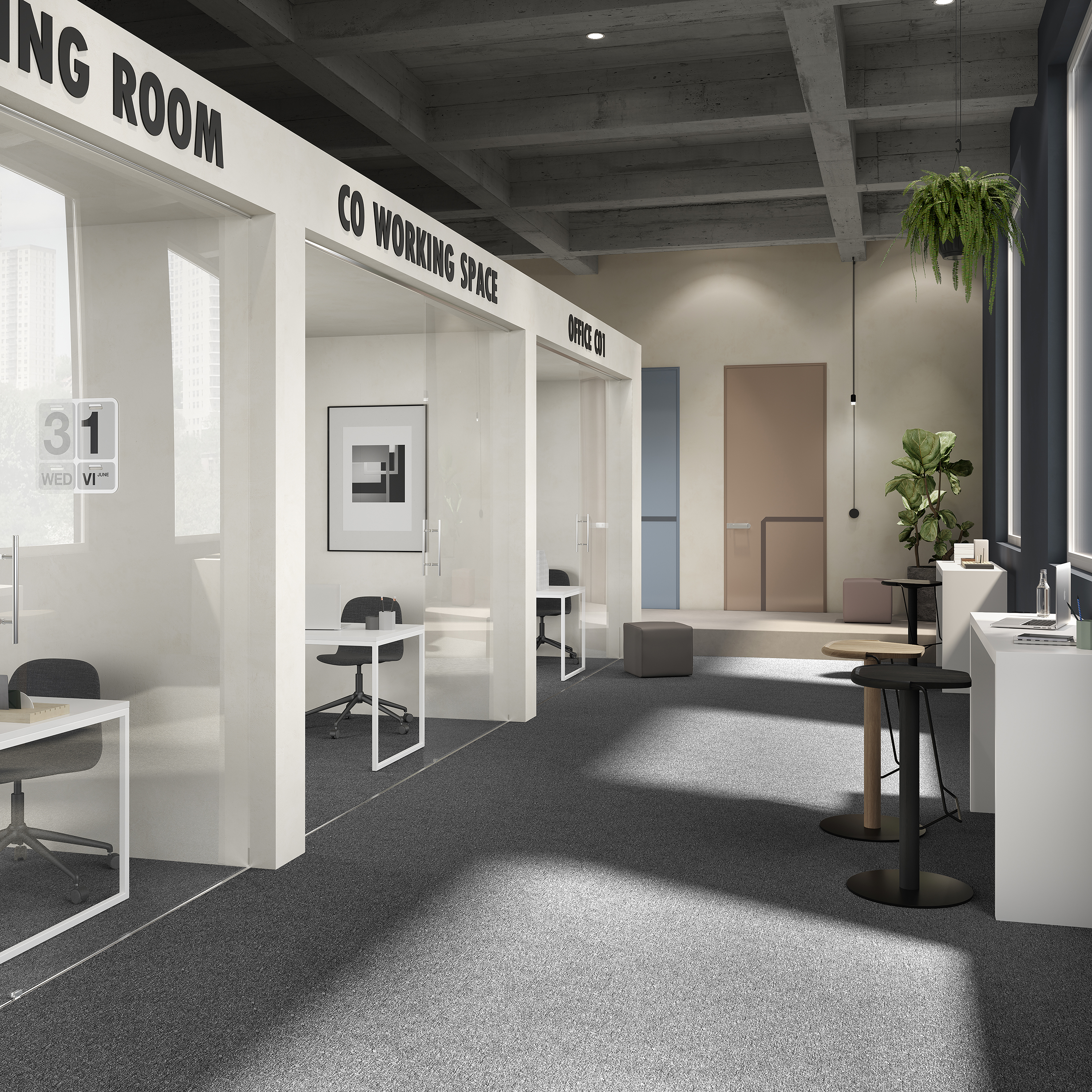 Ковровая плитка Medusa Tile 98 (500*500*5 мм) — купить в Керчи